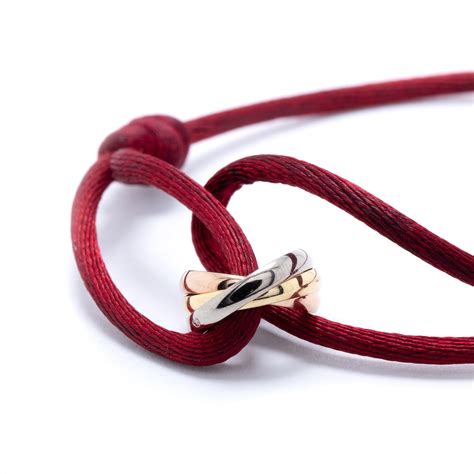 cartier trinity silk cord bracelet|cartier trinity bracelet meaning.